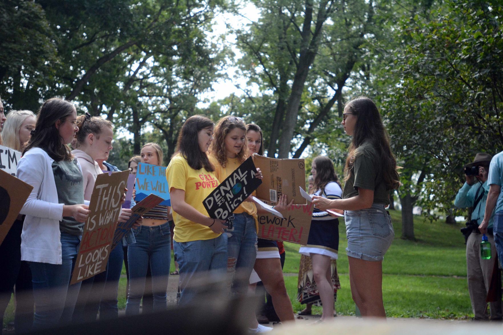 BHS strikes for climate change
